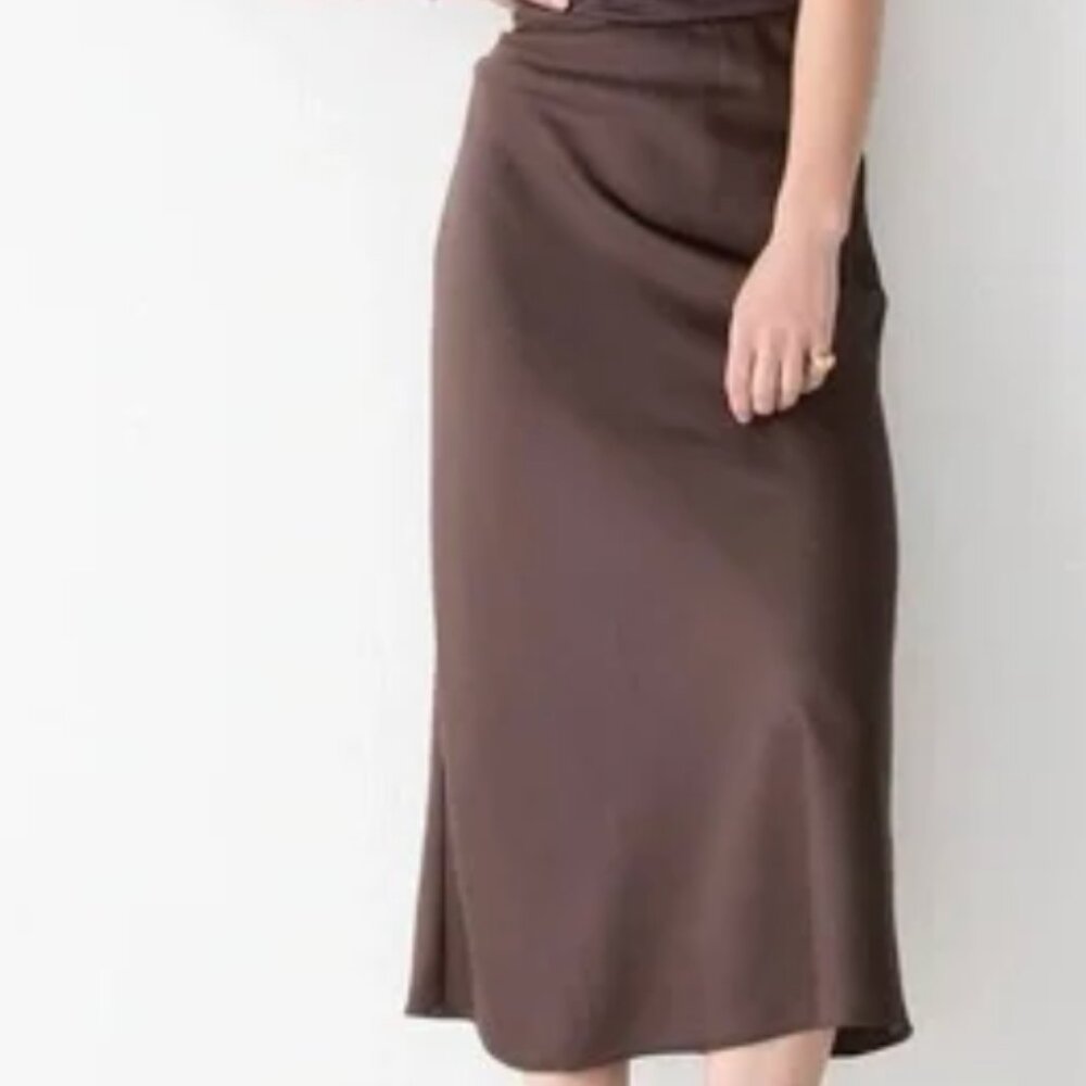 J.Crew Gwenyth Slip Skirt in brown